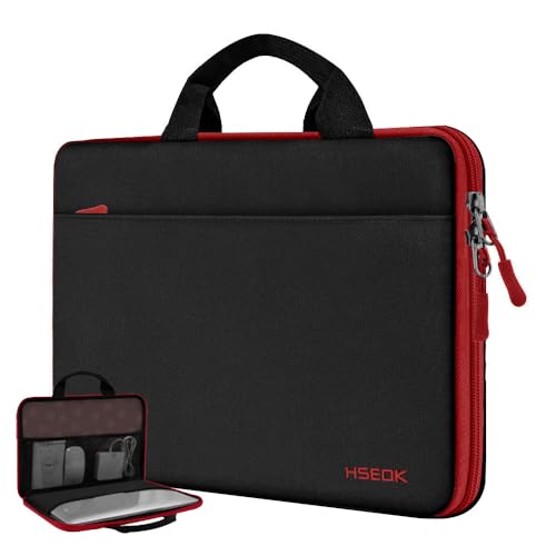 Hseok Laptop Case for MacBook Pro 14 inch TSA Sleeve Handbag,Red Edge - color: Red Edge