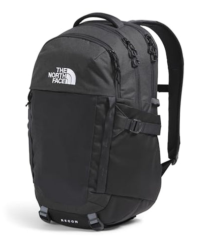 The North Face Recon Everyday Laptop Backpack - Daypack, Water Repellent, Laptop Sleeve, 2 Water Bottle Pockets, Asphalt Grey Light Heather/TNF Black-NPF, One Size - color: Asphalt Grey Light Heather/Tnf Black-npf, size: 30L