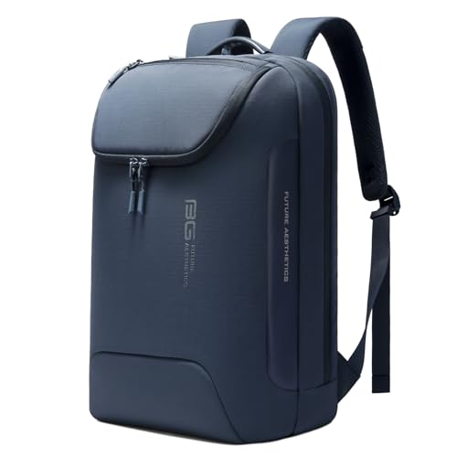 BANGE Ergonomic Anti-Theft Laptop Backpack for Men & Women, 15.6 Inch Business Travel Backpack, Waterproof Lightweight Durable Rucksack for Office, Outdoor - color: Blue