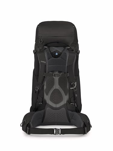 Osprey Kestrel 58L Men's Backpacking Backpack, Black, S/M