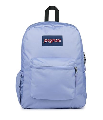 JanSport Cross Town Backpack - Simple Bag for Everyone with 1 Main Compartment, Front Utility Pocket - Premium Class Accessories - Lavender Ash - color: Lavender Ash