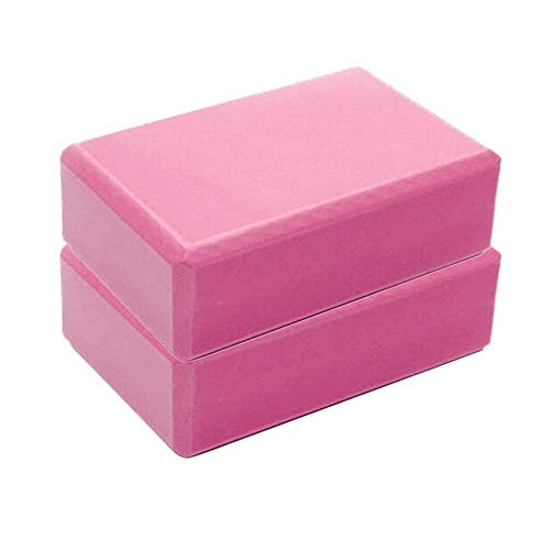 Yoga Blocks Bulk 2 Pack Supportive Latex-Free EVA Foam Yoga Blocks Set,9×6×3 Inches Lightweight High Density Non-Slip Surface Yoga Block for Stretching Exercise Meditation Pilates - color: Orange
