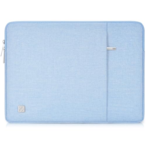 NIDOO 11 Inch 13 Inch Laptop Sleeve Computer Carrying Case Bag for 13" iPad Pro M2 M4 / iPad Air M2/Surface Pro 10 9 X/ 13" MacBook Pro Air/12.7" Lenovo Tab P12 / 13" Dell Pro 13 Premium, Light Blue - color: Light Blue, size: 11.6 Inch / 12 inch New MacBo
