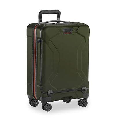 Briggs & Riley 21 Inch International Carry-On Luggage with Wheels - Small Rolling Hard Shell Heavy Duty Suitcase with Laptop Compartment - 360 Spinner Wheels - Torq Collection - Hunter Green - color: Hunter, size: 21"