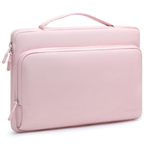 HYZUO 13.3-14 Inch Laptop Bag Case Sleeve for MacBook Pro 14 M5-M1 Pro/Max A3426 A3427 2026-2021, 13.3" MacBook Air/Pro, 13.8"/13.5" Surface Laptop/Book, 13" 13.3" HP Dell Lenovo Asus Acer, Pale Pink - color: Pale Pink, size: 13.3-14 Inch