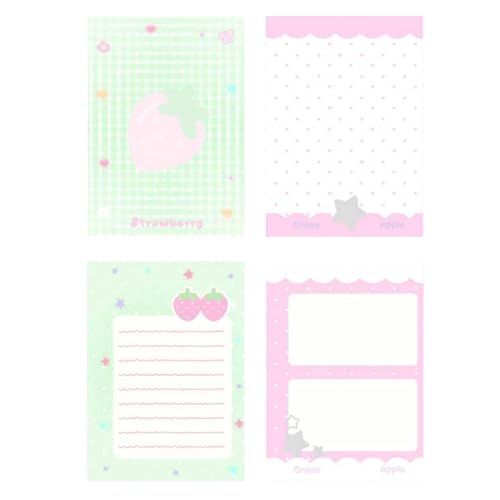 Clear Binder,6-Hole M5 Clear Portable Cute Binder | Pocket Journal Planner - for Journal Planner Daily Weekly Monthly Study Work Business Travel Home Office Desk Backpack Purse