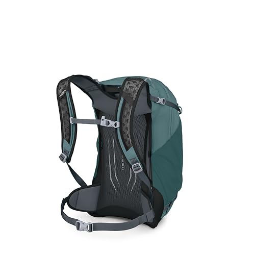 Osprey Hikelite 26L Durable Hiking Backpack - Travel Daypack with Rain Cover for Men and Women, Cascade Blue - color: Cascade Blue, style: 26l