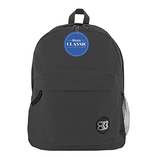 BAZIC 1050 Classic Backpack, Black, 17" - color: Black, size: 17"