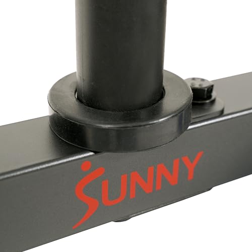 Sunny Health & Fitness Multi-Weight Storage Rack Stand for Dumbbells, Kettlebells, Olympic Weight Plates, Barbell, Medicine Ball - style: Plate & Barbell Rack
