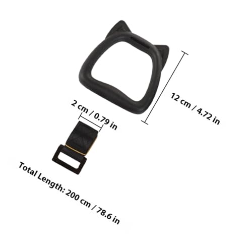 Gymnastic Rings Set with 2m Adjustable Straps, Professional Pull-up Sports Gym Rings for Indoor Training and Workout Fitness Equipment