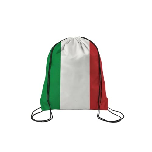 TREBIN 2026 Soccer Cup Drawstring Backpack, Soccer Gym Bag in National Flag Colors, Sports Bag Sackpack Cinch Bag (Italy Fan) - color: Italy Fan