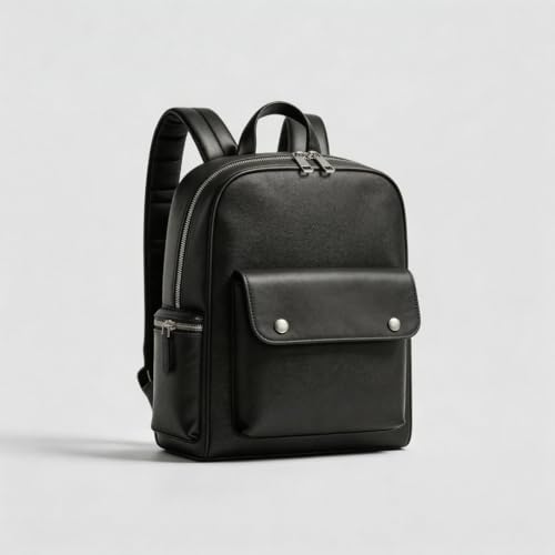 Leather Backpack for Professionals – Minimalist Full-Grain Executive Office Bag & Laptop Rucksack for Men and Women