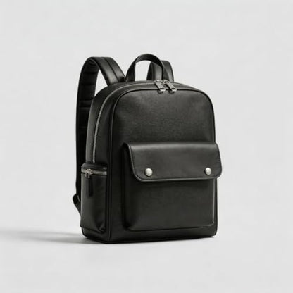 Leather Backpack for Professionals – Minimalist Full-Grain Executive Office Bag & Laptop Rucksack for Men and Women