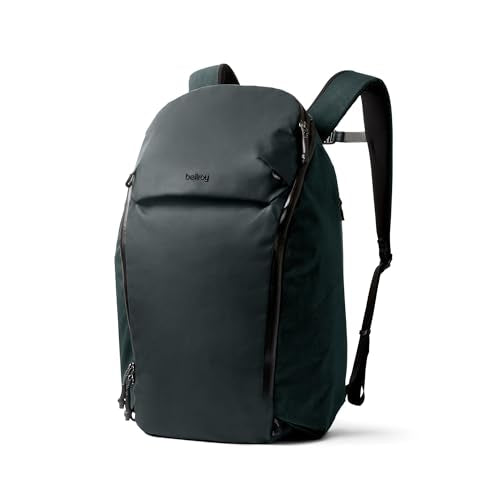 Bellroy Venture Travel Pack (26 liter carry on travel backpack, with laptop sleeve, RFID protection and bonus 15 liter tote bag) - DeepOcean - color: Deepocean