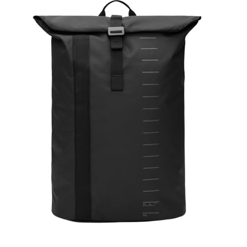 Db Journey Essential Backpack - Minimalist Rolltop Backpack with Laptop Compartment for Work & Gym, Lightweight Travel Backpack with Luggage Attachment, Water Bottle Pocket, 24L - Black Out - color: 24l-black Out