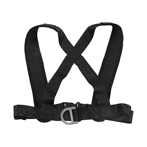 Sled Pulling Strap with Padded Shoulder Harness, Weight Bearing Resistance Training Equipment for Tire Sled Drag, Strength and Speed Workout for Football Runners Basketball