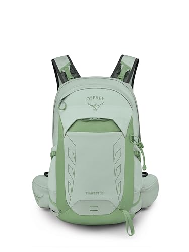Osprey Tempest 22L Women's Lightweight Hiking Backpack - Small Daypack for Travel & Camping, Frosty Mint Green/Botanica - color: Frosty Mint Green/Botanica, size: 22L - Standard Fit