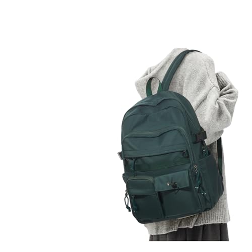 weradar Cute Bookbag For Teen Girs Boys,Middle Students Travel Backpack,Casual Daypackas Backpack For Women Men,Aesthetic School Backpacks With Lots of Pockets(Green) - color: A4-green