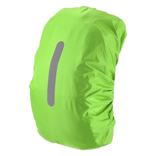 M METERXITY Waterproof Backpack Rain Cover Waterproof Backpack Cover, Bag Rain Cover with A Vertical Reflective Strap for Hiking/Biking/Camping/Outdoor Traveling - color: Grass Green, size: Small(15L-25L)