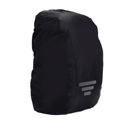 Water Proof Backpack Rain Cover with Reflective Strap Lightweight Oxford Cloth Rucksack Protector for Cycling, Hiking, Mountaineering - size: Three Stripes-XL