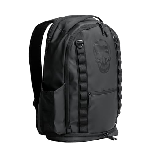 Gymreapers Gravestone 21L Backpack Travel Gym Bag Water-Resistant Lightweight Laptop Sleeve Carry On Luggage for Men & Women (Onyx) - color: Onyx