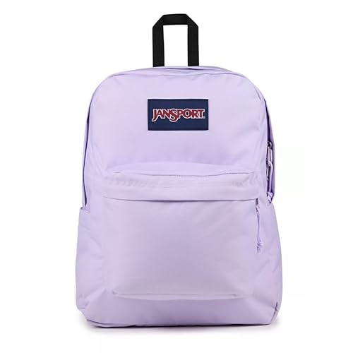 JanSport Superbreak Backpack - Durable, Lightweight Premium Backpack, Pastel Lilac - color: Pastel Lilac