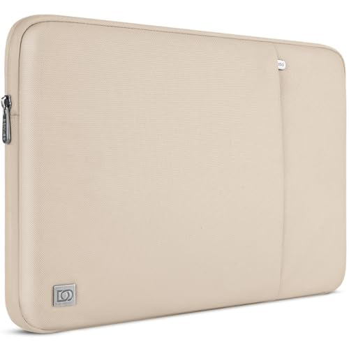 DOMISO Laptop Case Sleeve Cover for 13 inch MacBook Air M5(2026) M4 M3 M2 M1,Fits 13" MacBook Neo A18,MacBook Pro M2/M1,Compatible with 13 inch HP Dell ASUS Lenovo Notebook, Beige - color: Beige, size: 13 inch for MacBook Air/Pro