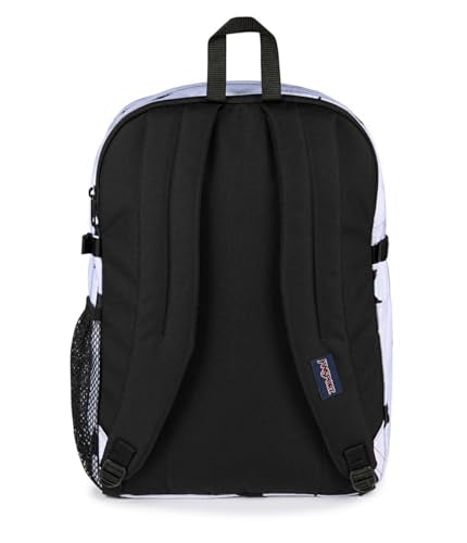 JanSport Main Campus Backpack - Travel or Work Backpack with 15-Inch Laptop Sleeve and Dual Water Bottle Pockets, Sprayed Stars Black - color: Sprayed Stars Black