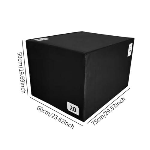 3 in 1 Plyometric Jump Box High Density 20" 30" Jump Training Equipment Physical Training