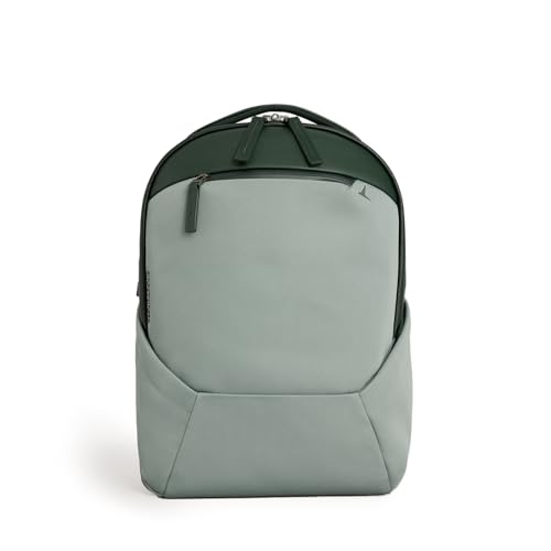 Troubadour Apex 4.0 Compact - 16L Premium Laptop Backpack - Ergonomic & Water Resistant - Designed for Work and Travel - Green Smoke - color: Green Smoke