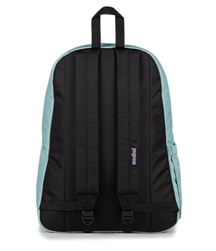 JanSport SuperBreak Plus Backpack with Padded 15-inch Laptop Sleeve and Integrated Bottle Pocket - Spacious and Durable Daypack for Work and Travel - Faded Sage - color: Faded Sage