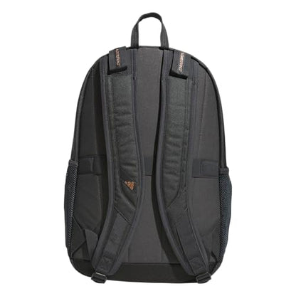 adidas Prime 7 Backpack for Laptop, School and Travel, 37L - color: Carbon Grey/Rose Gold