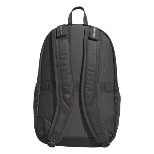 adidas Prime 7 Backpack for Laptop, School and Travel, 37L - color: Carbon Grey/Rose Gold