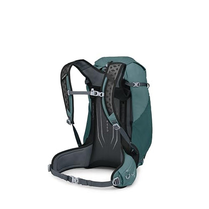 Osprey Hikelite 32L Durable Hiking Backpack - Travel Daypack with Rain Cover for Men and Women, Cascade Blue - color: Cascade Blue, style: 32l