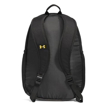 Under Armour Hustle Sport Backpack - color: Black / Black / Sunspark