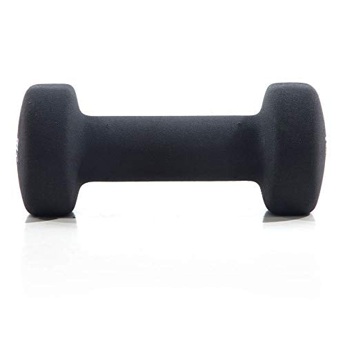 Power Systems Premium Neoprene Dumbbells - Non-Slip Grip and Squared Edges to Prevent Rolling