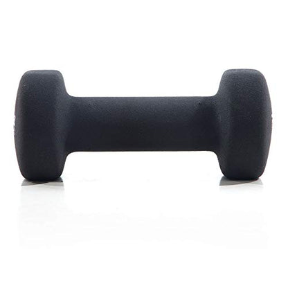 Power Systems Premium Neoprene Dumbbells - Non-Slip Grip and Squared Edges to Prevent Rolling