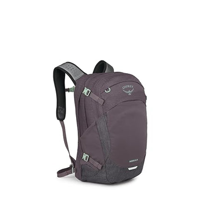 Osprey Nebula Commuter Backpack - Everyday Bag with Laptop Sleeve and Bottle Pockets, Graphite Purple Heather - color: Graphite-purple Heather