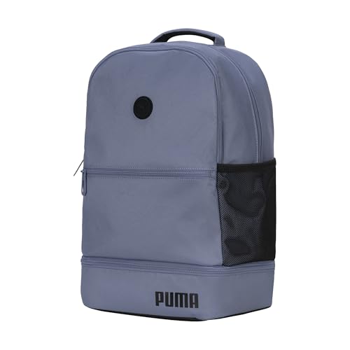 PUMA Dual Compartment Backpack, Grey Sky, One Size - color: Grey Sky