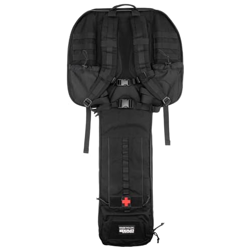 EXCELLENT ELITE SPANKER Medical Backpack Tactical Knapsack Outdoor Rucksack Camping Survival First Aid Backpack（Black） - color: Black