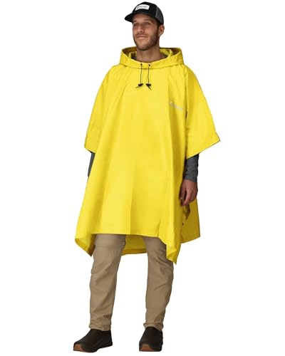 FROGG TOGGS Ultra-lite2 Waterproof, Breathable Rain Poncho, Adult and Youth Sizes - color: Yellow, style: Adult