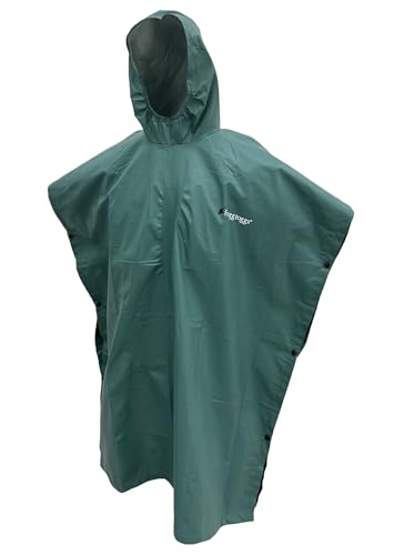 FROGG TOGGS Ultra-lite2 Waterproof, Breathable Rain Poncho, Adult and Youth Sizes - color: Dark Green, style: Youth