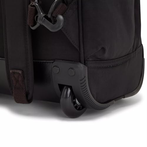 Kipling Women's Gaze Large Rolling Backpack, Durable, Wheeled Backpack with Adjustable Shoulder Straps, Nylon Book Bag - color: True Black