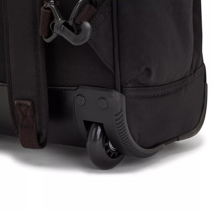 Kipling Women's Gaze Large Rolling Backpack, Durable, Wheeled Backpack with Adjustable Shoulder Straps, Nylon Book Bag - color: True Black