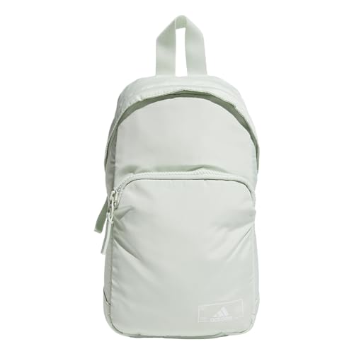 adidas Essentials Crossbody – Athletic Sling Bag with Phone Pocket - color: Linen Green/2.0