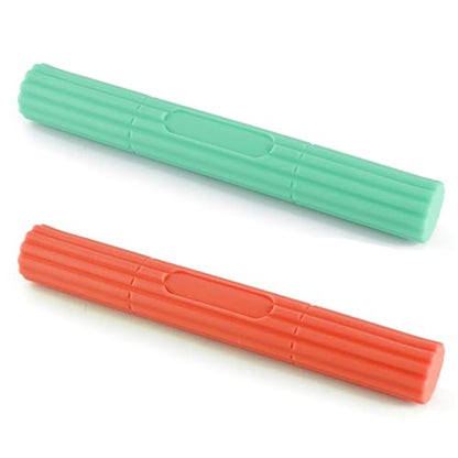 Flex Therapy Strengthener Bar for Tennis Elbow, Golfers Elbow, Tendonitis - Physical Therapy Resistance Bar for Wrist and Forearms Pain Relief - color: Red-Extra heavy-35LBS and Green-10LBS