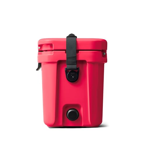 YETI Roadie 15 Hard Cooler with DoubleDuty Shoulder Strap - color: Bimini Pink