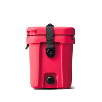 YETI Roadie 15 Hard Cooler with DoubleDuty Shoulder Strap - color: Bimini Pink