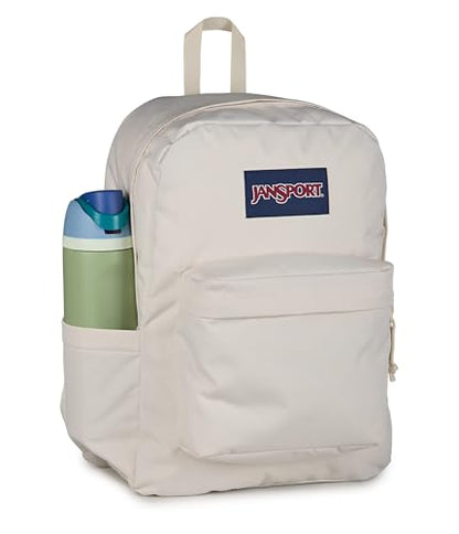 JanSport SuperBreak Plus Backpack with Padded 15-inch Laptop Sleeve and Integrated Bottle Pocket - Spacious and Durable Daypack for Work and Travel, Moon Flower - color: Moon Flower