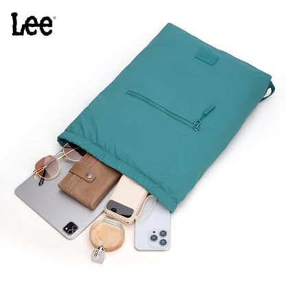 Montana West Lee Drawstring Backpack Bag Lightweight Small Gym Swim Beach Bag Water Resistant Sports Sackpack for Men Women, LEE48-002TQ - color: Turquoise